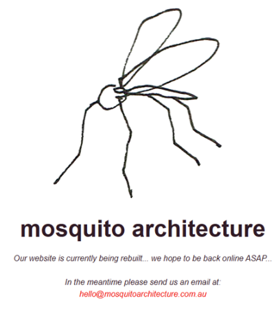 Mosquito Architecture Landing Page